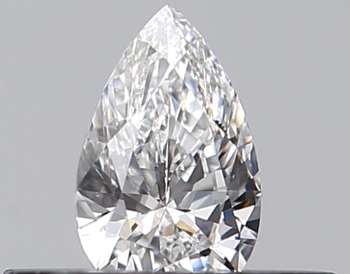 0.23 carat D-VS1 Natūralus Pear Deimantas (1)
