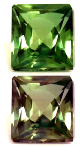 0.37 carat GREEN Square Alexandrite (1)