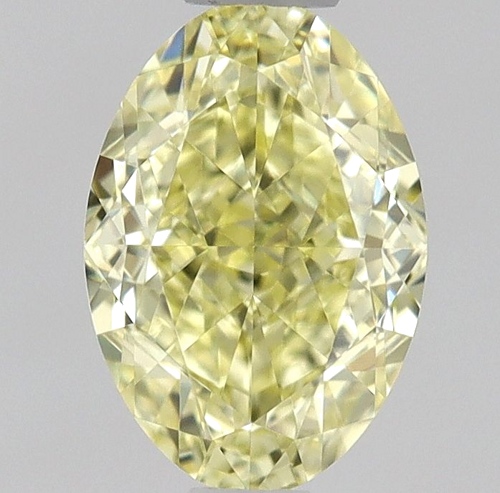 0.53 carat Fancy Yellow-IF Natūralus Oval Deimantas (1)