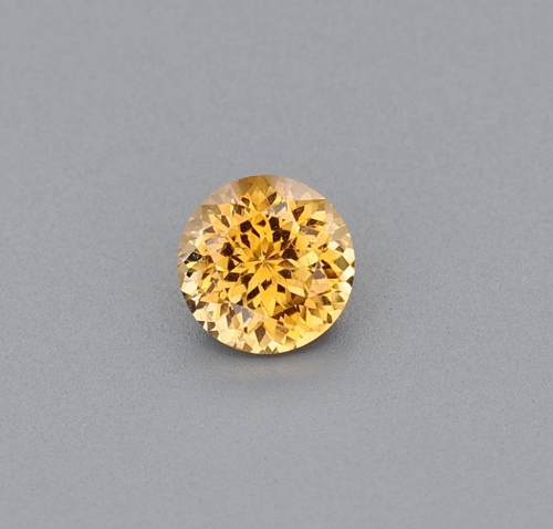0.61 carat ORANGE Round Safyras (1)
