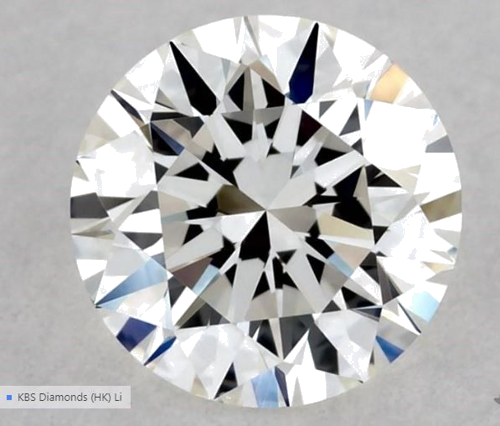 0.56 carat H-VS2 Excellent cut Natūralus Round Deimantas (1)