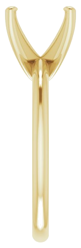 Sužadėtuvių Žiedas „Solitaire“ 585 Geltonojo Aukso Round 9.4mm (4)