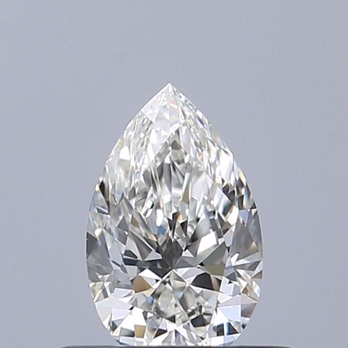 0.37 carat H-VVS1 Natūralus Pear Deimantas (1)