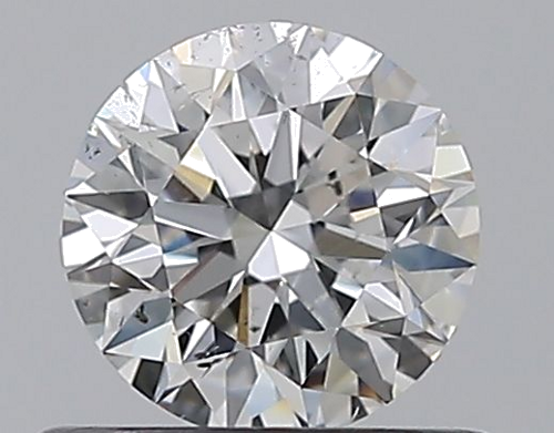 0.57 carat F-SI2 Excellent cut Natūralus Round Deimantas (1)
