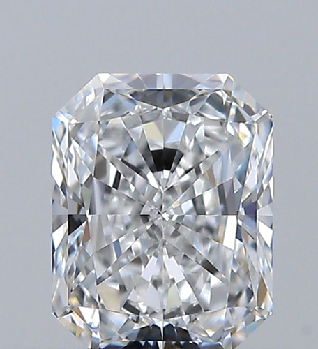0.51 carat E-VVS1 Natūralus Radiant Deimantas (1)