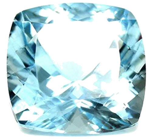6.72 carat BLUE Cushion Aquamarine (1)