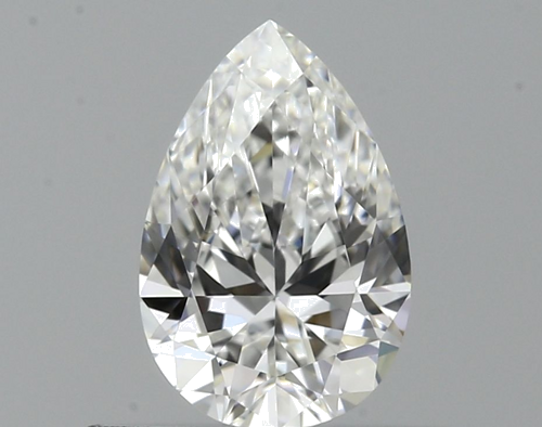 0.44 carat E-VVS2 Natūralus Pear Deimantas (1)