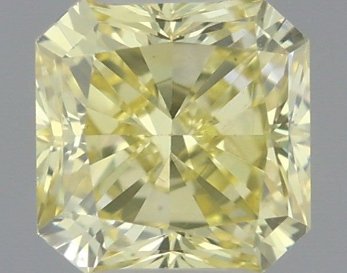 0.49 carat Fancy Intense Yellow-SI1 Natūralus Square Radiant Deimantas (1)