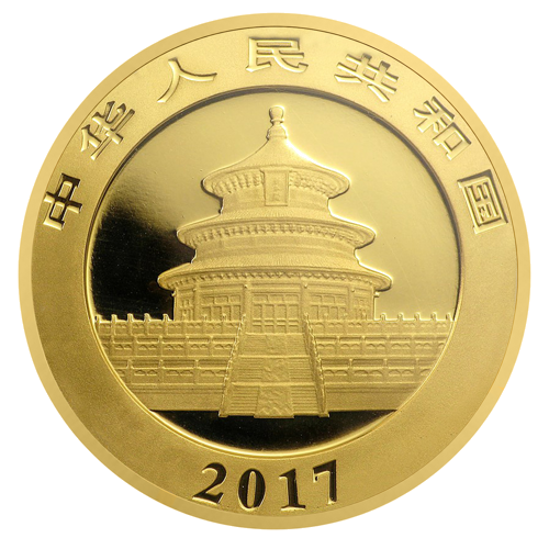 8 g Panda 2017 China 100 Yuan Gold Coin (2)