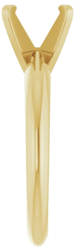 Sužadėtuvių Žiedas „Solitaire“ 585 Geltonojo Aukso Round 7.6mm (4)