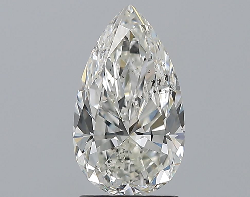 2.01 carat I-SI2 Natūralus Pear Deimantas (1)
