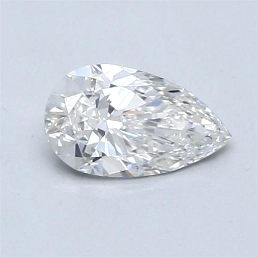 0.6 carat H-VVS1 Natūralus Pear Deimantas (1)
