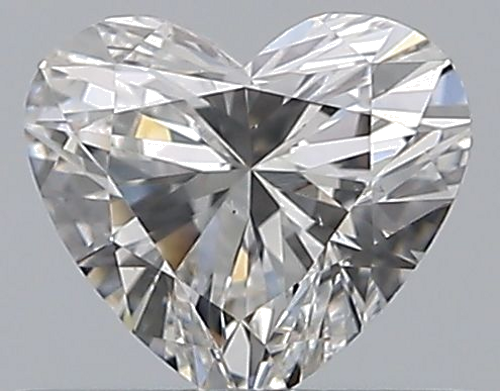 0.36 carat F-VS2 Natūralus Heart Deimantas (1)