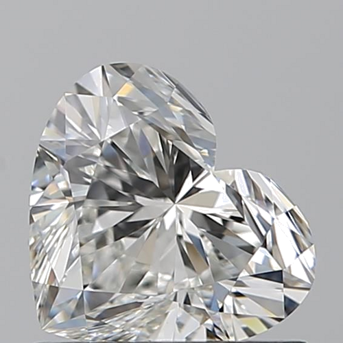 0.9 carat H-VVS1 Natūralus Heart Deimantas (1)