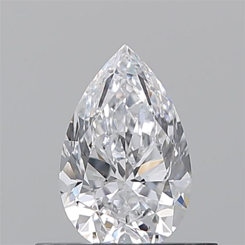 0.5 carat D-VVS2 Natūralus Pear Deimantas (1)