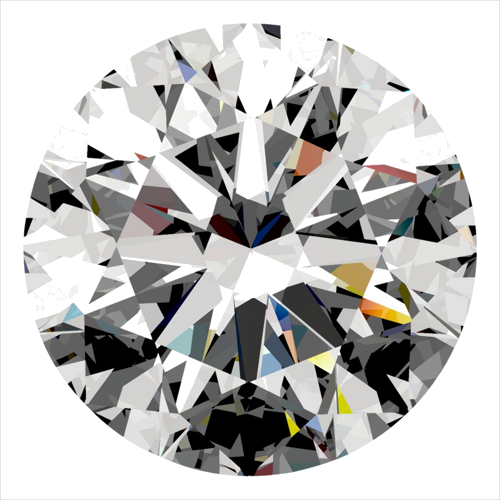 0.33 carat D-VS2 Excellent cut Natūralus Round Deimantas (1)