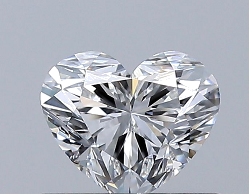 0.5 carat E-VVS2 Natūralus Heart Deimantas (1)