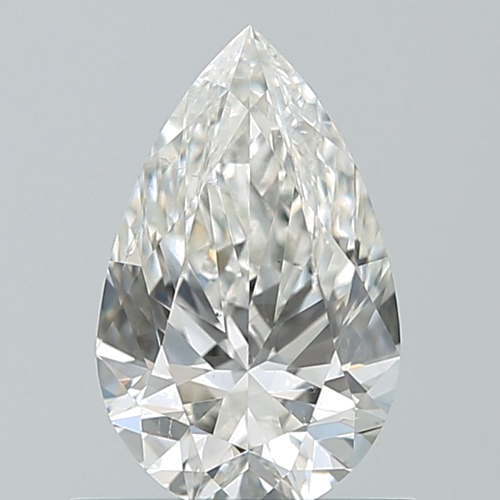 0.8 carat H-SI1 Natūralus Pear Deimantas (1)