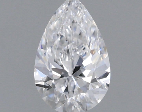0.33 carat D-VVS1 Natūralus Pear Deimantas (1)