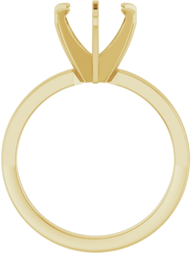 Sužadėtuvių Žiedas „Claw-Prong Solitaire“ 14k yellow gold Round 8.2mm (2)