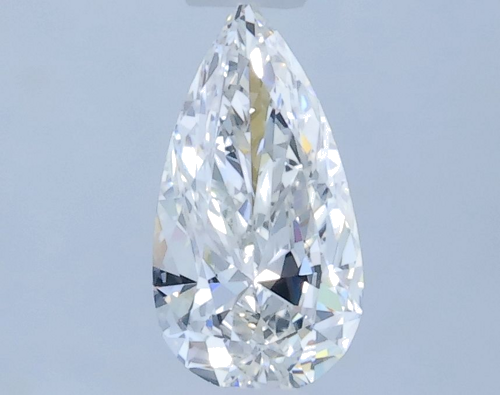 0.34 carat G-VVS2 Natūralus Pear Deimantas (1)