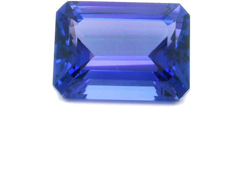 10.78 carat BLUE STEP cut Octagonal Tanzanite (1)