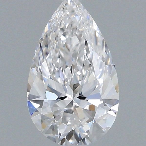 0.51 carat D-VS2 Natūralus Pear Deimantas (1)