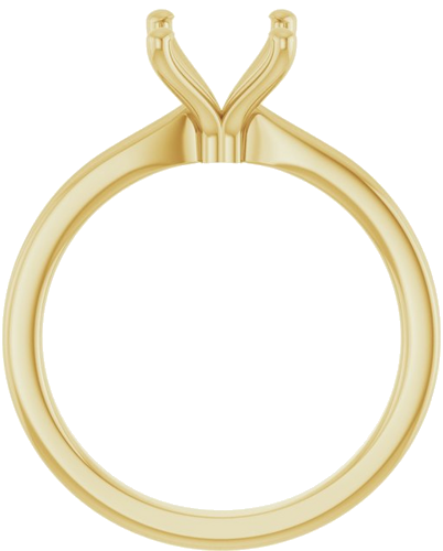 Sužadėtuvių Žiedas 14k yellow gold Oval 9mm x 7mm (2)