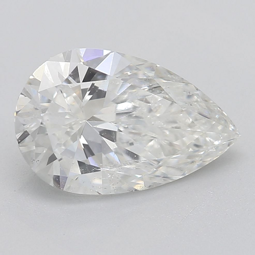 1.5 carat H-SI2 Natūralus Pear Deimantas (1)