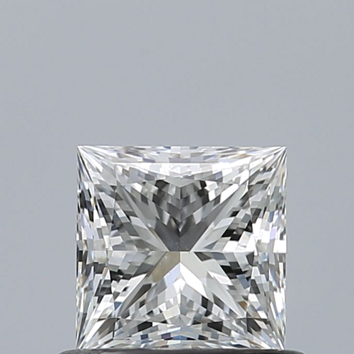 0.6 carat E-SI1 Natūralus Princess Deimantas (1)