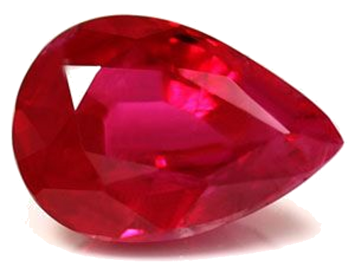 0.86 carat RED Pear Rubinas (1)