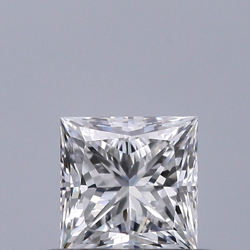 0.45 carat E-VVS2 Natūralus Princess Deimantas (1)