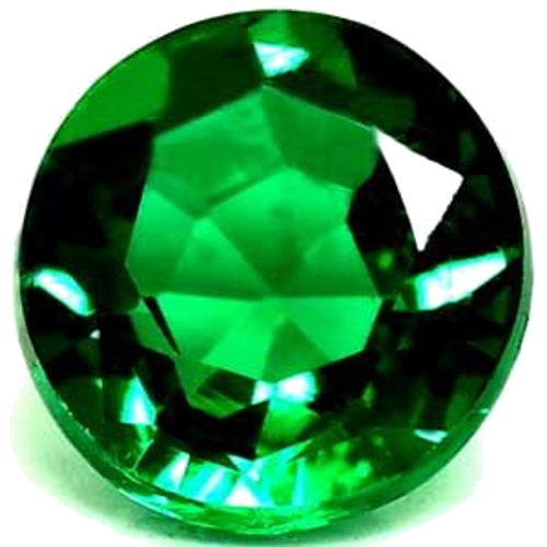 0.49 carat GREEN Round Smaragdas (1)