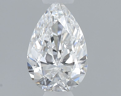 0.3 carat D-VS2 Natūralus Pear Deimantas (1)