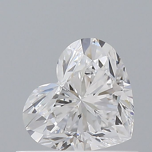 0.5 carat D-VS2 Natūralus Heart Deimantas (1)