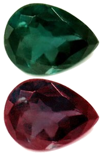 0.17 carat GREEN Pear Alexandrite (1)