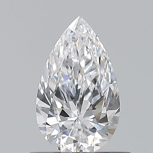 0.5 carat D-VVS2 Natūralus Pear Deimantas (1)