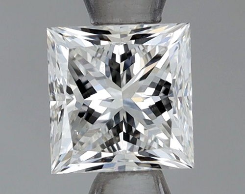 0.61 carat I-SI1 Natūralus Princess Deimantas (1)