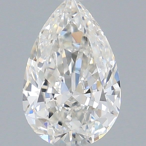 0.41 carat H-VVS2 Natūralus Pear Deimantas (1)