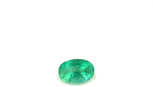 0.54 carat GREEN Oval Smaragdas (1)