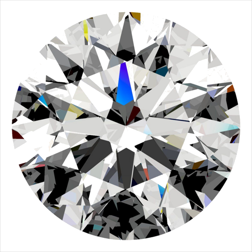 0.32 carat F-VS2 Excellent cut Natūralus Round Deimantas (1)