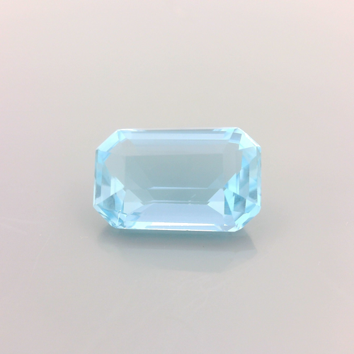 3.51 carat BLUE STEP cut Octagonal Aquamarine (1)