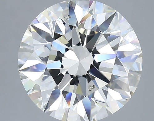 5.2 carat H-SI1 Excellent cut Natūralus Round Deimantas (1)