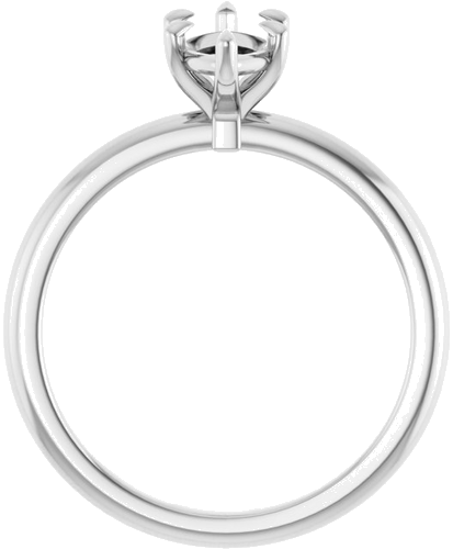 Sužadėtuvių Žiedas 585 Baltojo Aukso Marquise 10mm x 5mm (2)