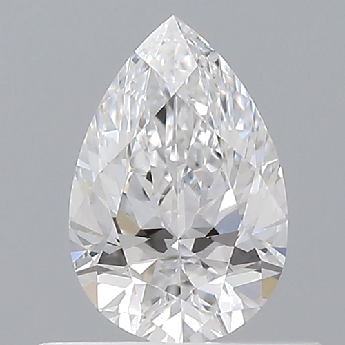 0.5 carat D-VVS2 Natūralus Pear Deimantas (1)