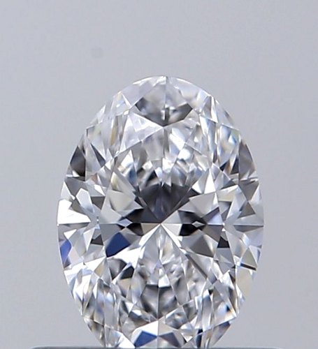 0.46 carat D-VVS2 Natūralus Oval Deimantas (1)
