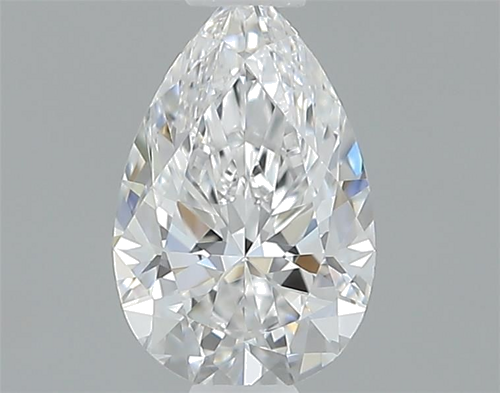 0.35 carat D-VVS1 Natūralus Pear Deimantas (1)
