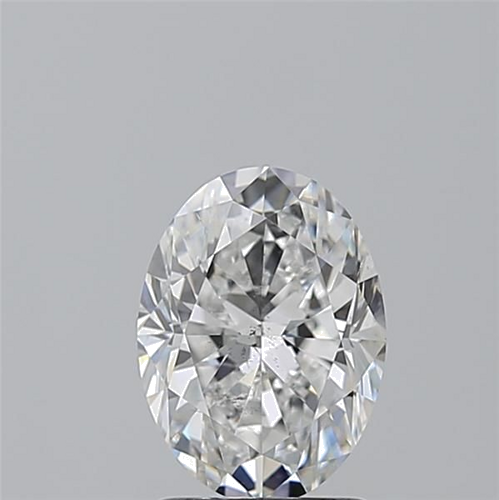 1.7 carat E-SI2 Natūralus Oval Deimantas (1)