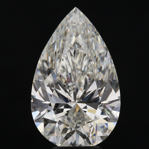 5.01 carat I-SI2 Natūralus Pear Deimantas (1)