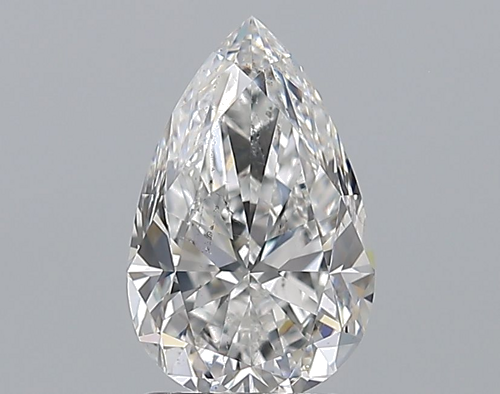 1.5 carat E-SI1 Natūralus Pear Deimantas (1)